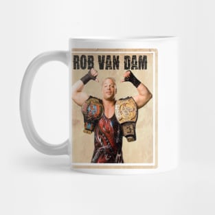 Art Drawing rob van dam Mug